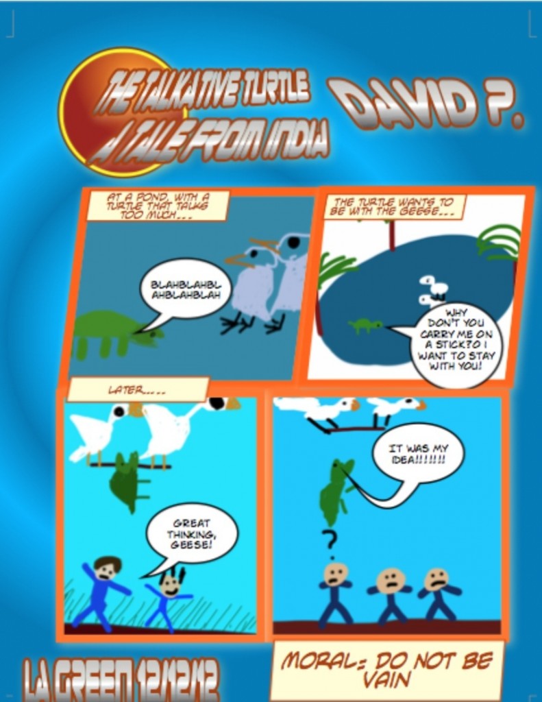 Wisdom Tales Comic Life By David