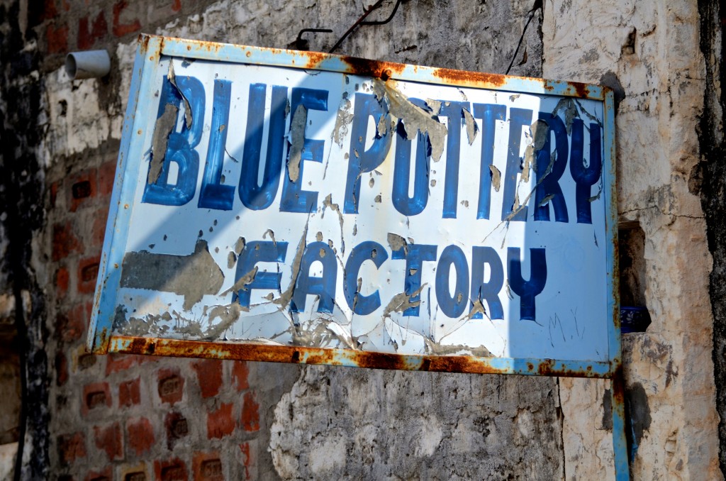 Blue Pottery in Jaipur