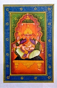 Ganesh Miniature Painting Oct 2014